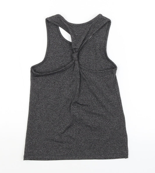 George Girls Grey   Basic Tank Size 8-9 Years