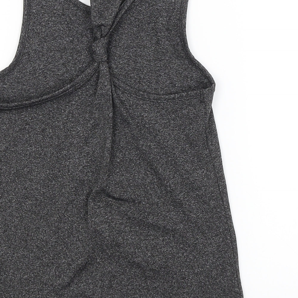 George Girls Grey   Basic Tank Size 8-9 Years