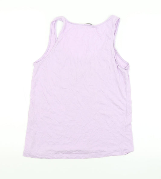 Stradivarius Womens Purple   Basic Tank Size S