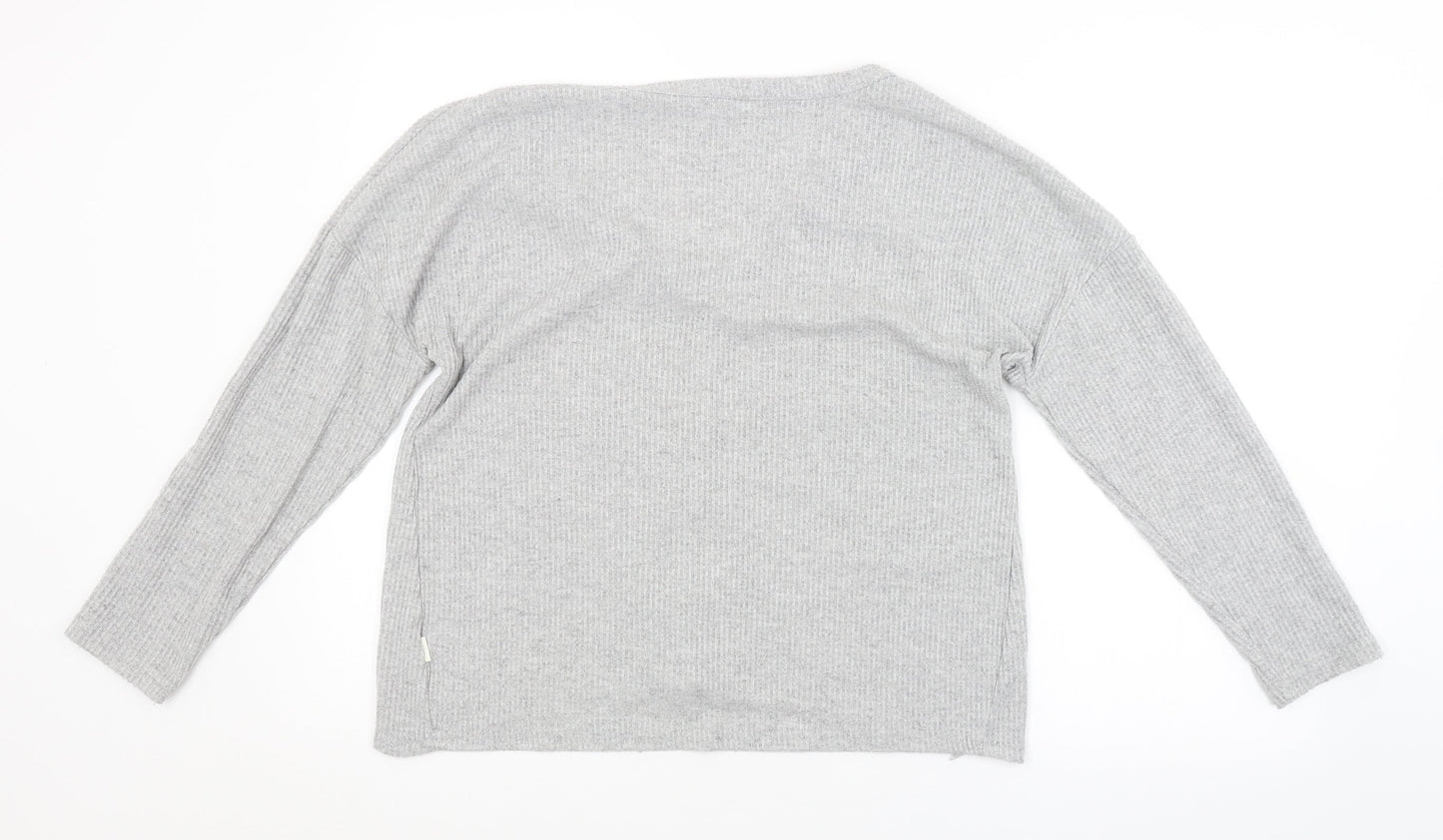 LOVE TO LOUNGE Womens Grey   Cardigan Jumper Size 10
