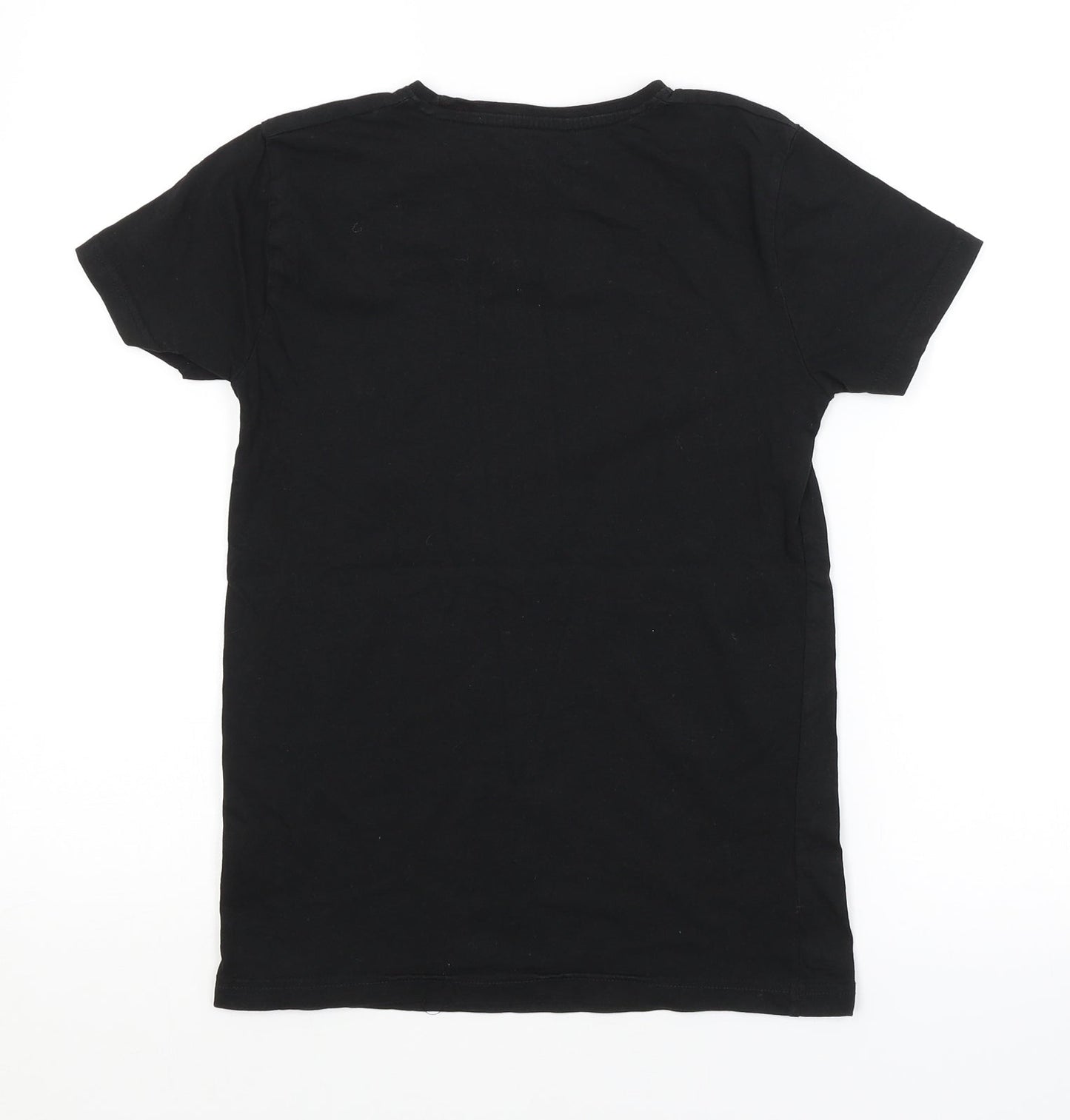 OUTLAWS Boys Black   Basic T-Shirt Size 11-12 Years