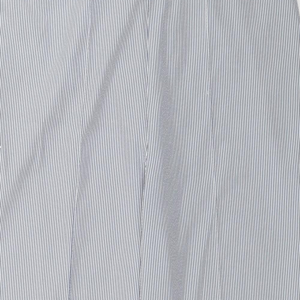 BM Womens Grey Striped  Trousers  Size 20 L27 in