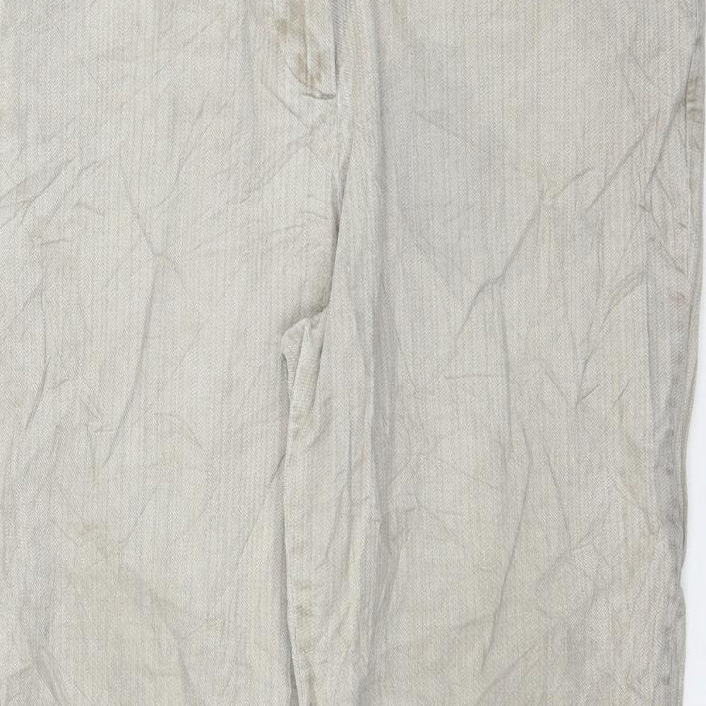 Marks and Spencer Womens Grey   Trousers  Size 12 L29 in