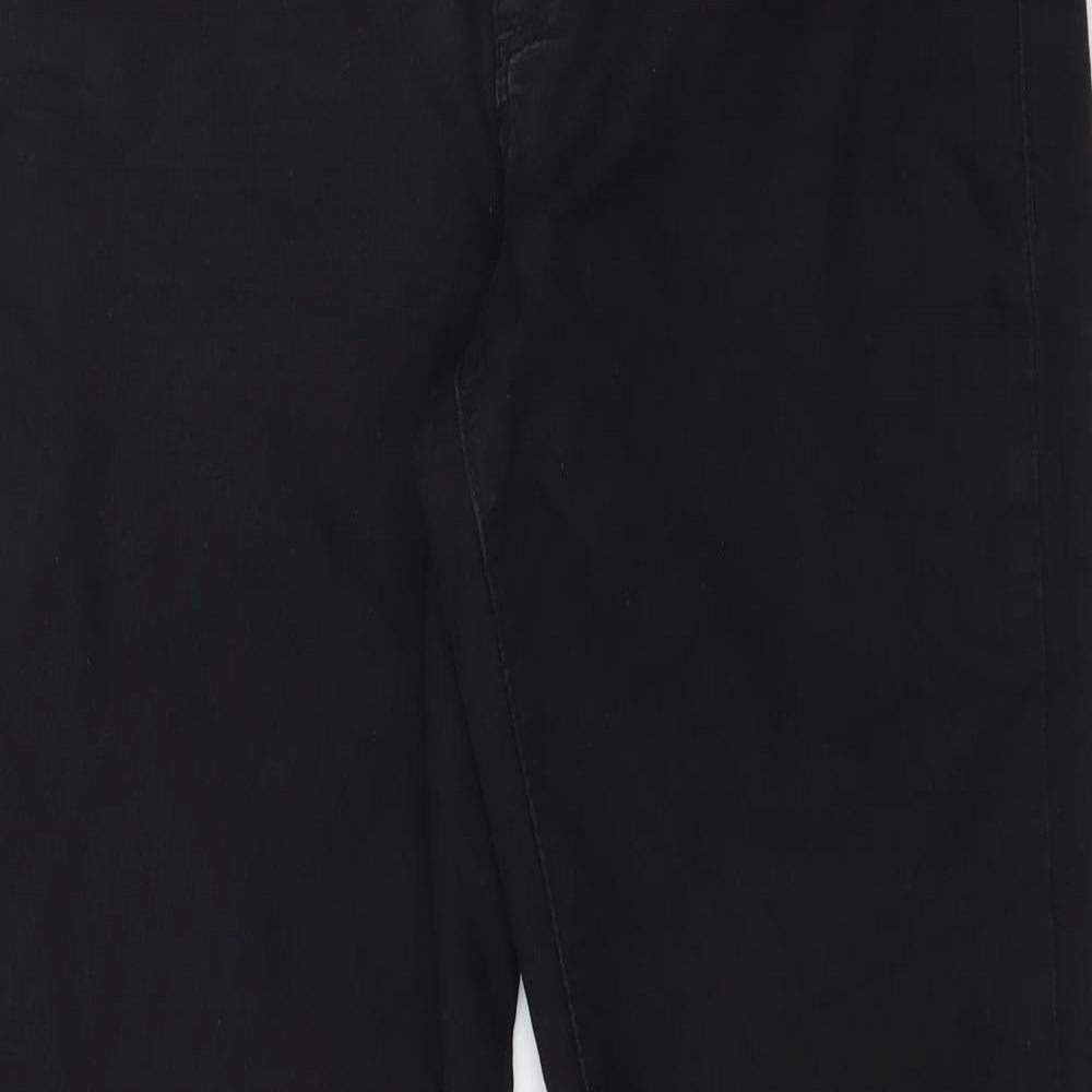 Royalty Womens Black  Denim Skinny Jeans Size 4 L30 in