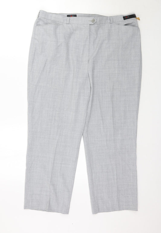 Toni Dress Womens Grey   Trousers  Size 18 L25 in