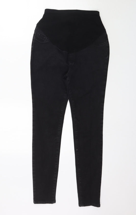 George Womens Black  Denim Skinny Jeans Size 10 L28 in
