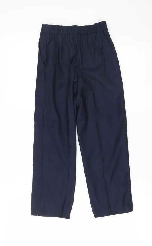 Preworn Girls Blue   Chino Trousers Size 7 Years