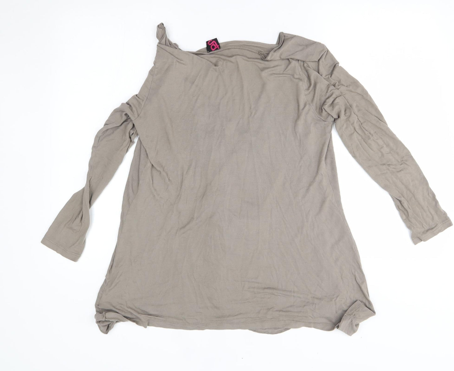 tg Womens Grey   Wrap Jumper Size 16