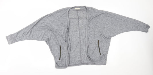 NEXT Womens Grey   Wrap Jumper Size 12