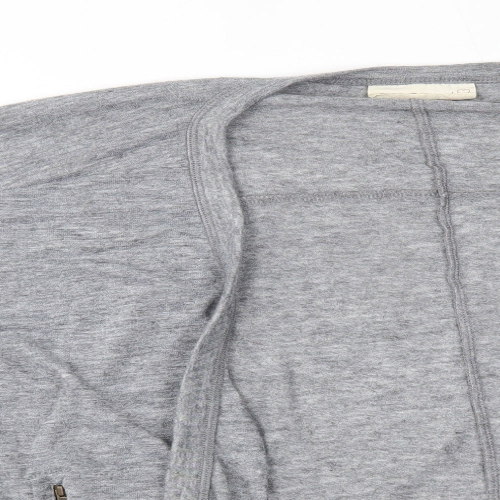 NEXT Womens Grey   Wrap Jumper Size 12