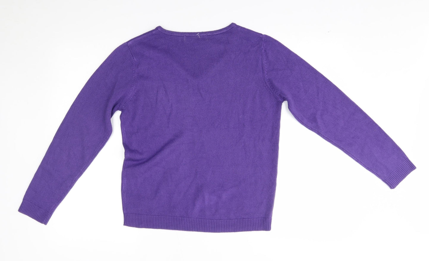 pure & natural Womens Purple   Pullover Jumper Size 12