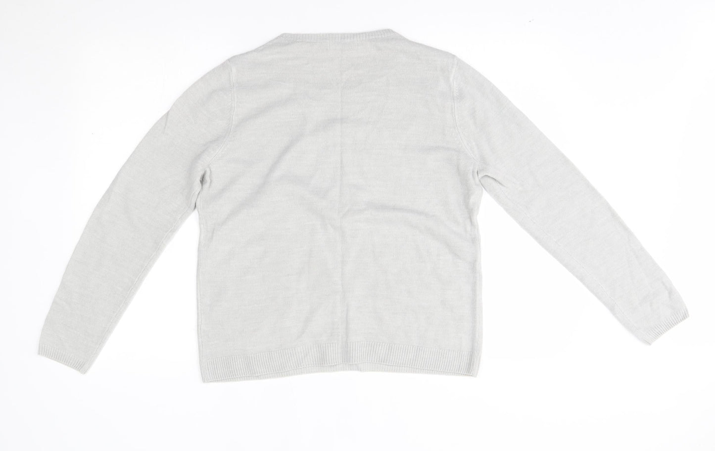 M&S Womens Grey   Pullover Jumper Size 14