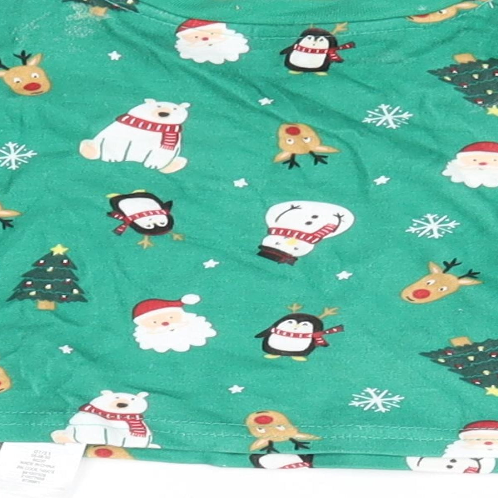 Primark Baby Green    Pyjama Top Size 0-3 Months  - christmas