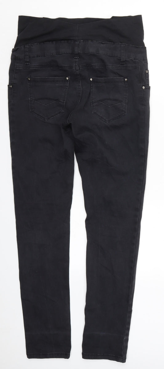 Makpl Womens Black  Denim Skinny Jeans Size 34 in L30 in