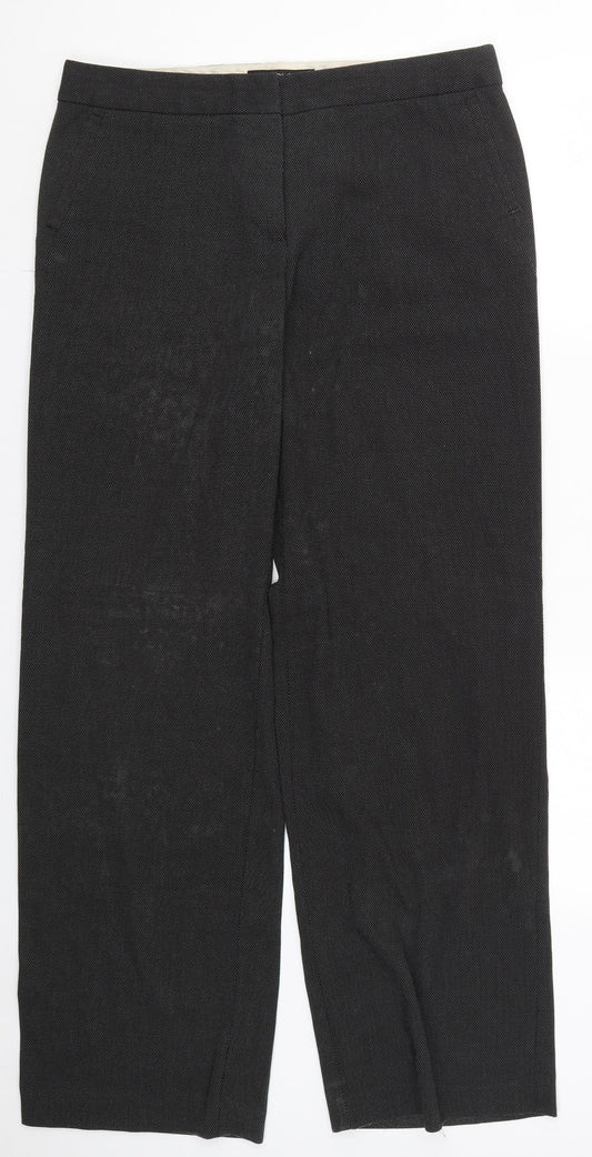 NEXT Womens Black   Trousers  Size 12 L31 in