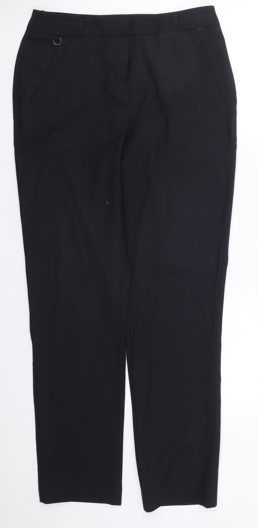 Preworn Womens Black   Trousers  Size 10 L30 in