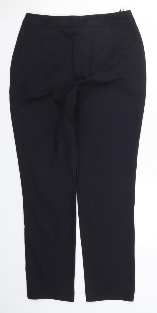 Preworn Womens Black   Trousers  Size 10 L30 in