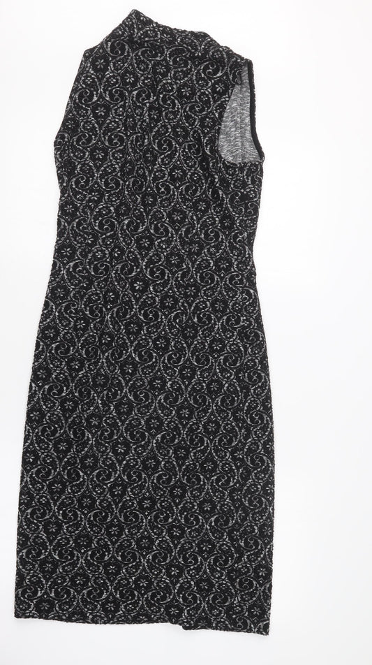 NEXT Womens Black   Shirt Dress  Size 8