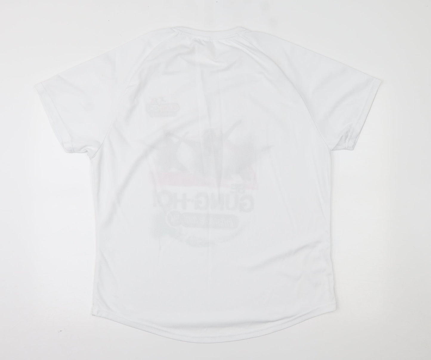 Preworn Mens White   Basic T-Shirt Size 2XL