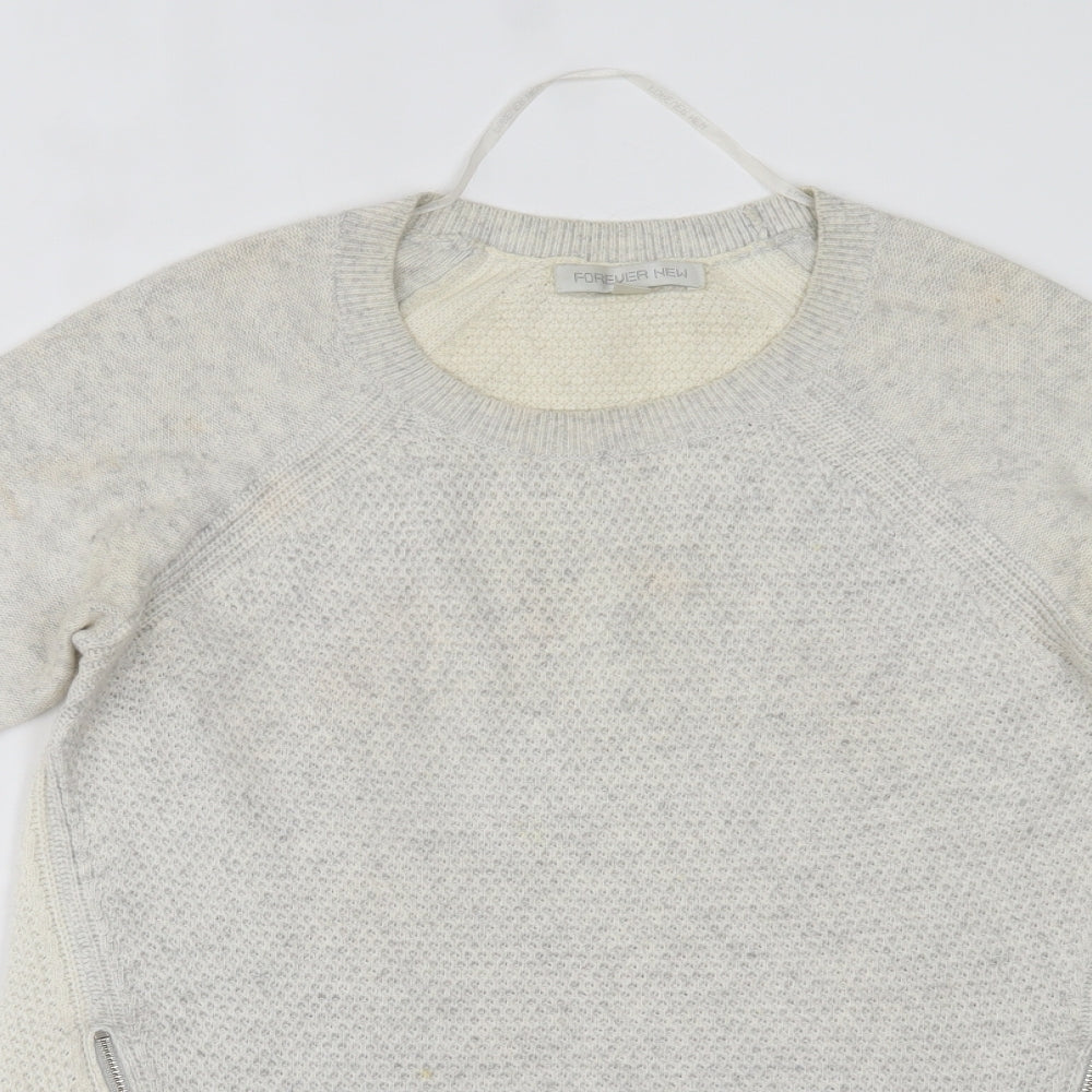 Forever New Womens Grey   Pullover Jumper Size XS