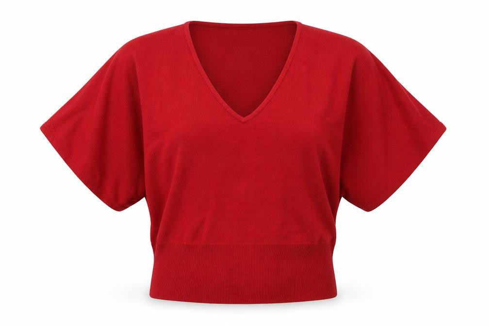 Marks and Spencer Womens Red   Basic Blouse Size 8