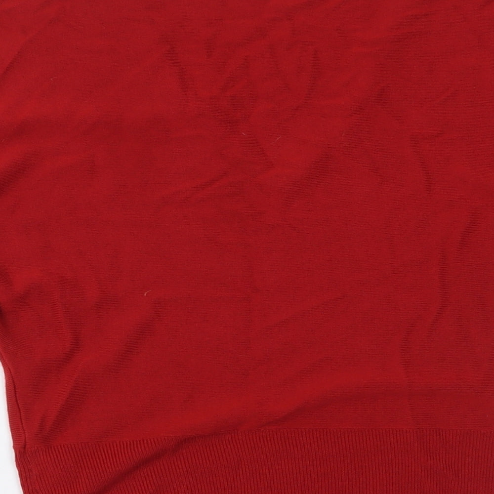 Marks and Spencer Womens Red   Basic Blouse Size 8