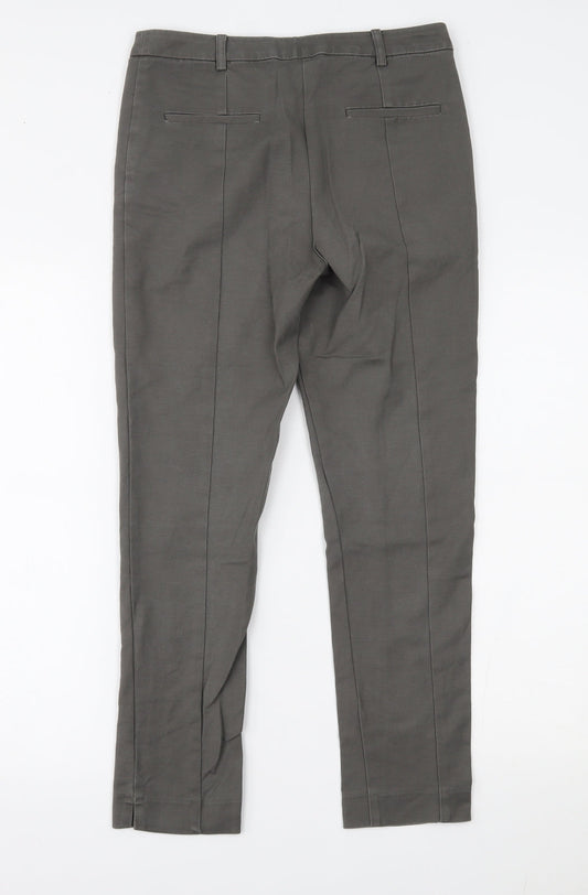 Oasis Womens Grey   Trousers  Size 8 L26 in