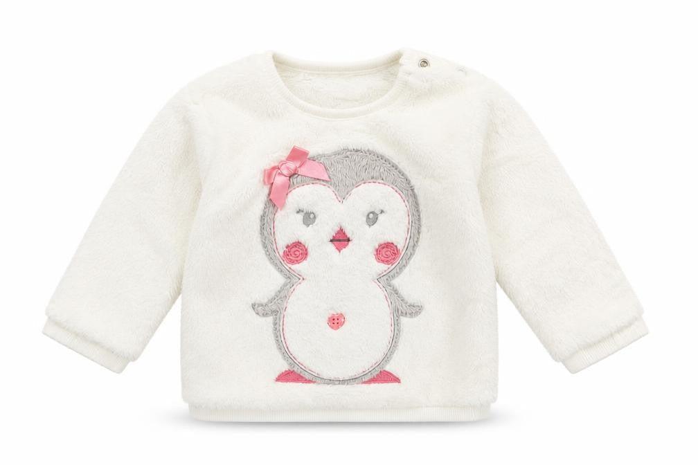 George Girls White   Pullover Jumper Size 6-9 Months