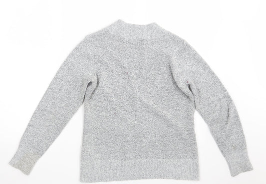 M&Co. Womens Grey  Knit Pullover Jumper Size S
