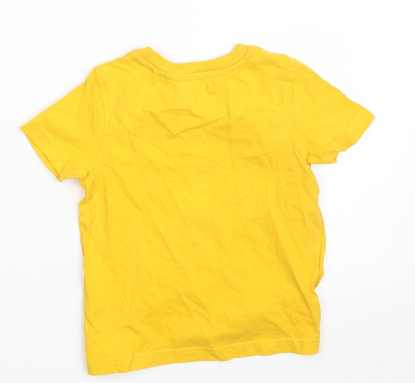 George Boys Yellow   Basic T-Shirt Size 18-24 Months