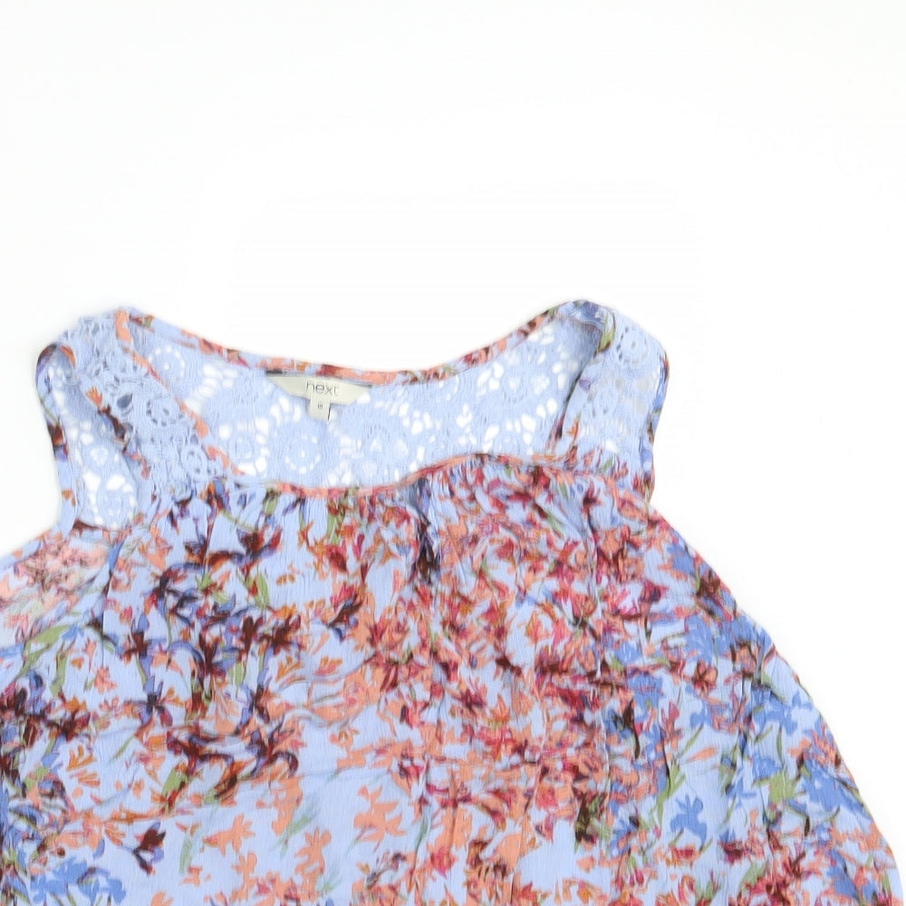 NEXT Womens Multicoloured Floral  Basic Blouse Size 10