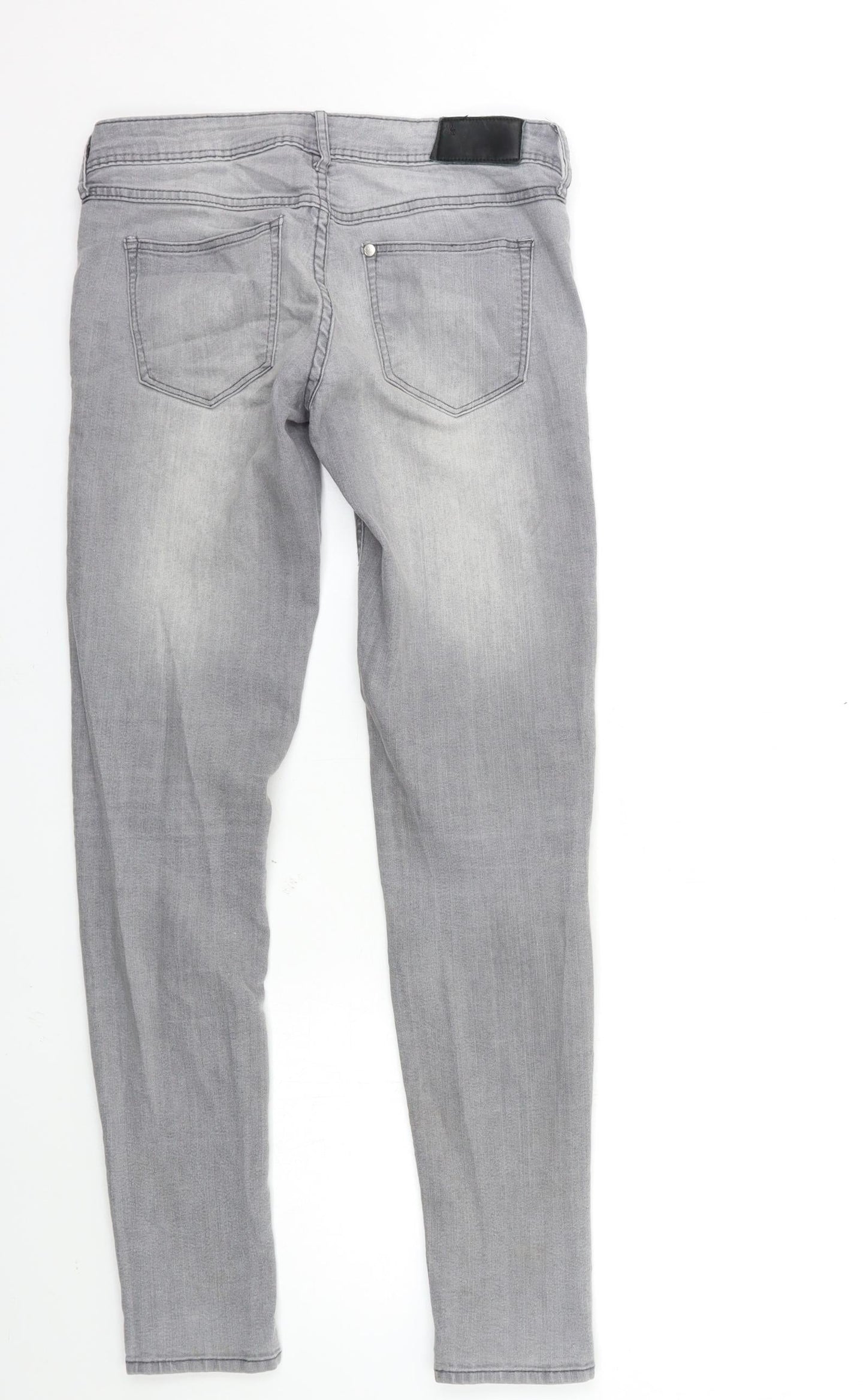 H&M Womens Grey  Denim Skinny Jeans Size 26 in L30 in