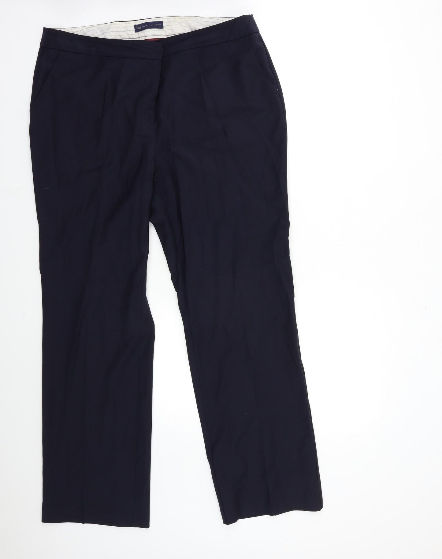 Marks and Spencer Womens Blue   Trousers  Size 16 L30 in