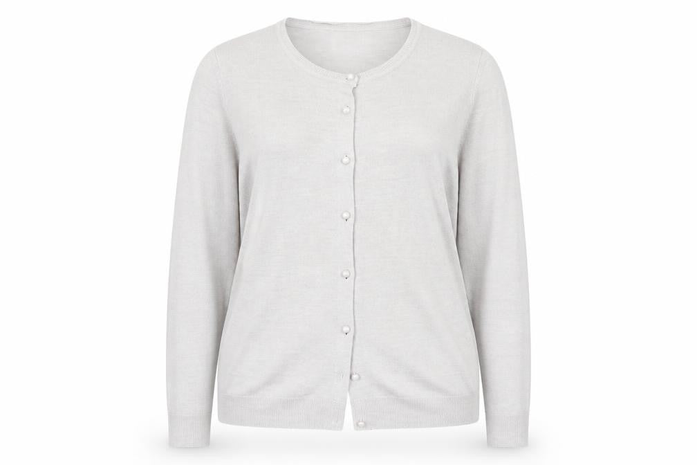 Classics Womens Grey  Knit Cardigan Jumper Size 18