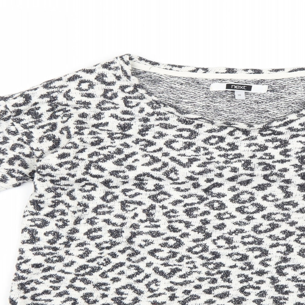 NEXT Womens Multicoloured Animal Print  Pullover Jumper Size 10