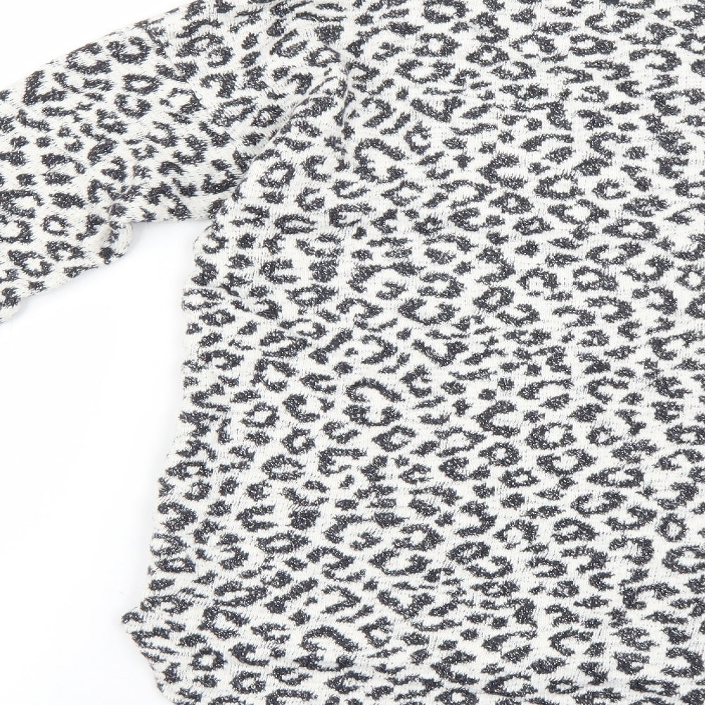NEXT Womens Multicoloured Animal Print  Pullover Jumper Size 10
