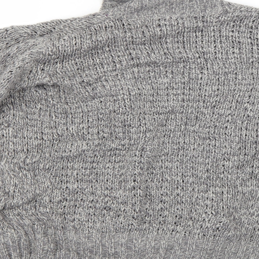 isle Womens Grey   Cardigan Jumper Size S
