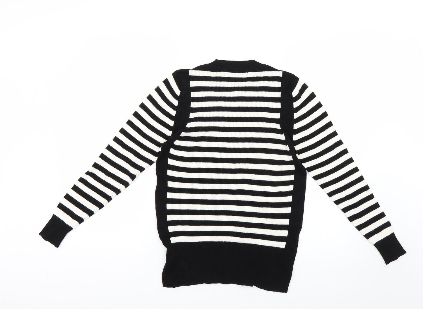 Marks and Spencer Womens Multicoloured Striped  Pullover Jumper Size 18