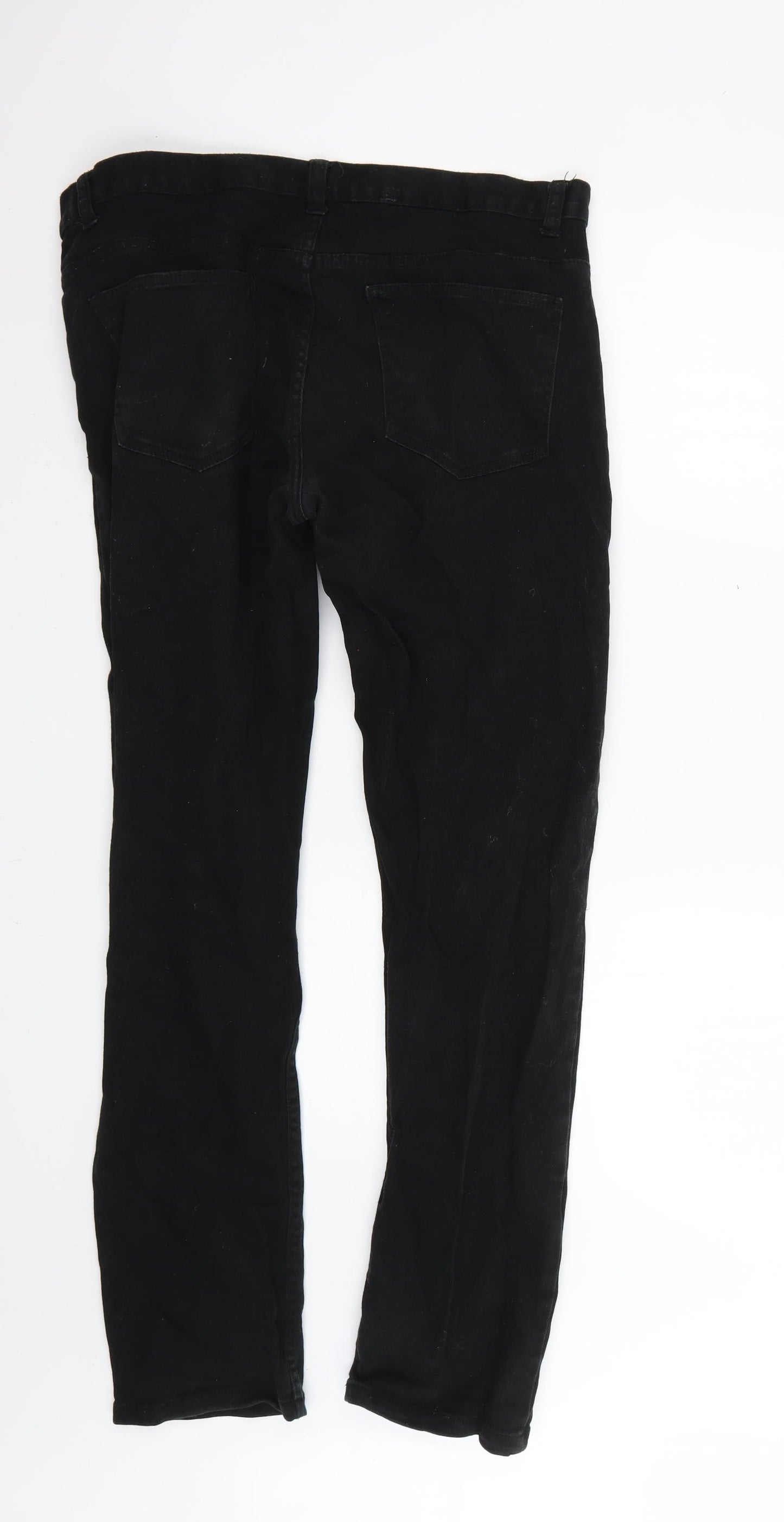 Preworn Womens Black   Skinny Jeans Size 34 L30 in