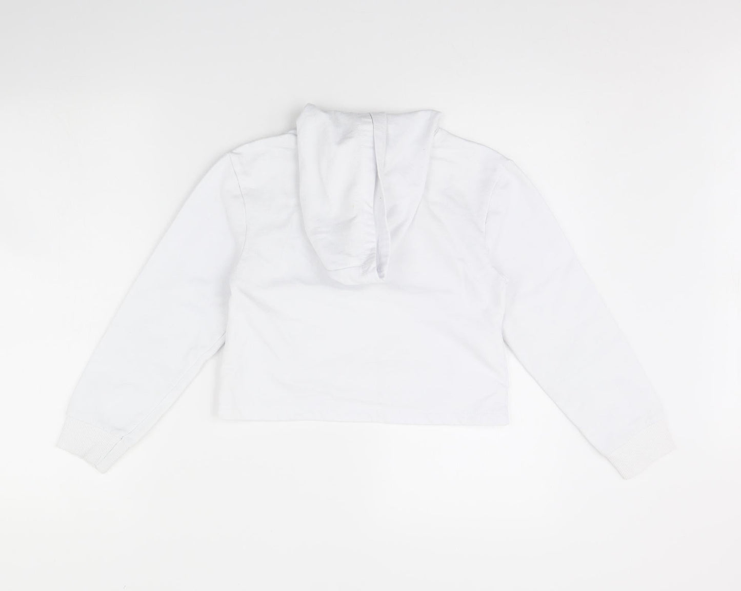 Primark Girls White   Pullover Hoodie Size 9 Years