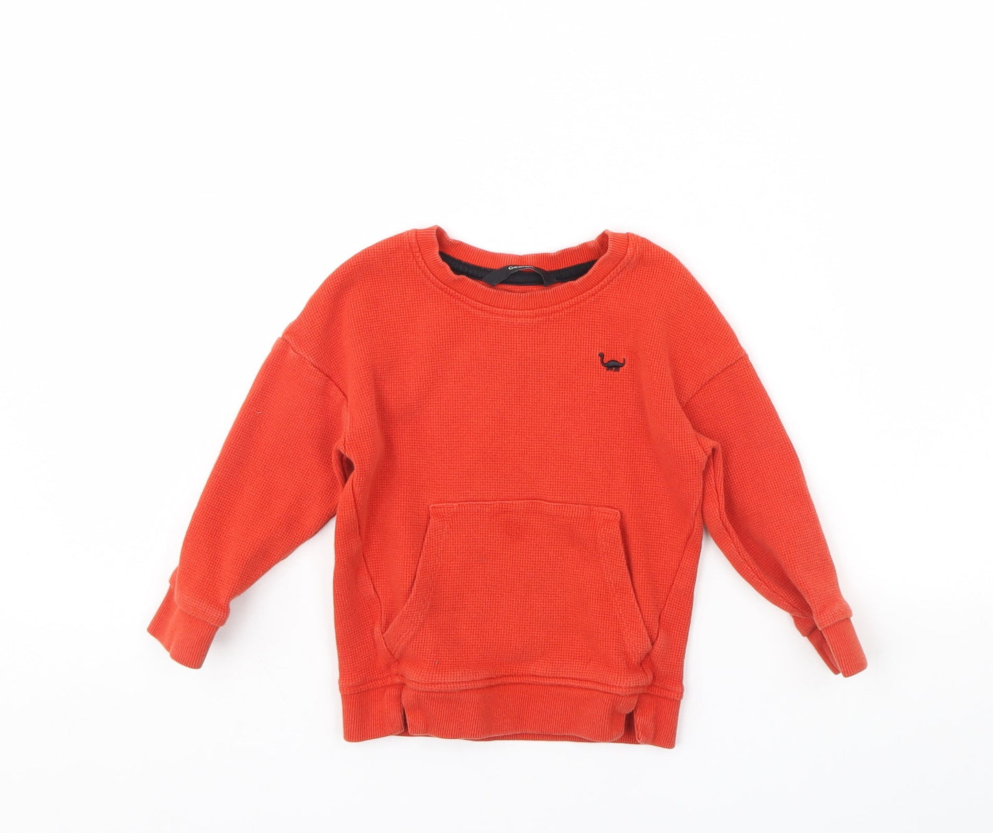 George Boys Orange   Pullover Jumper Size 2 Years