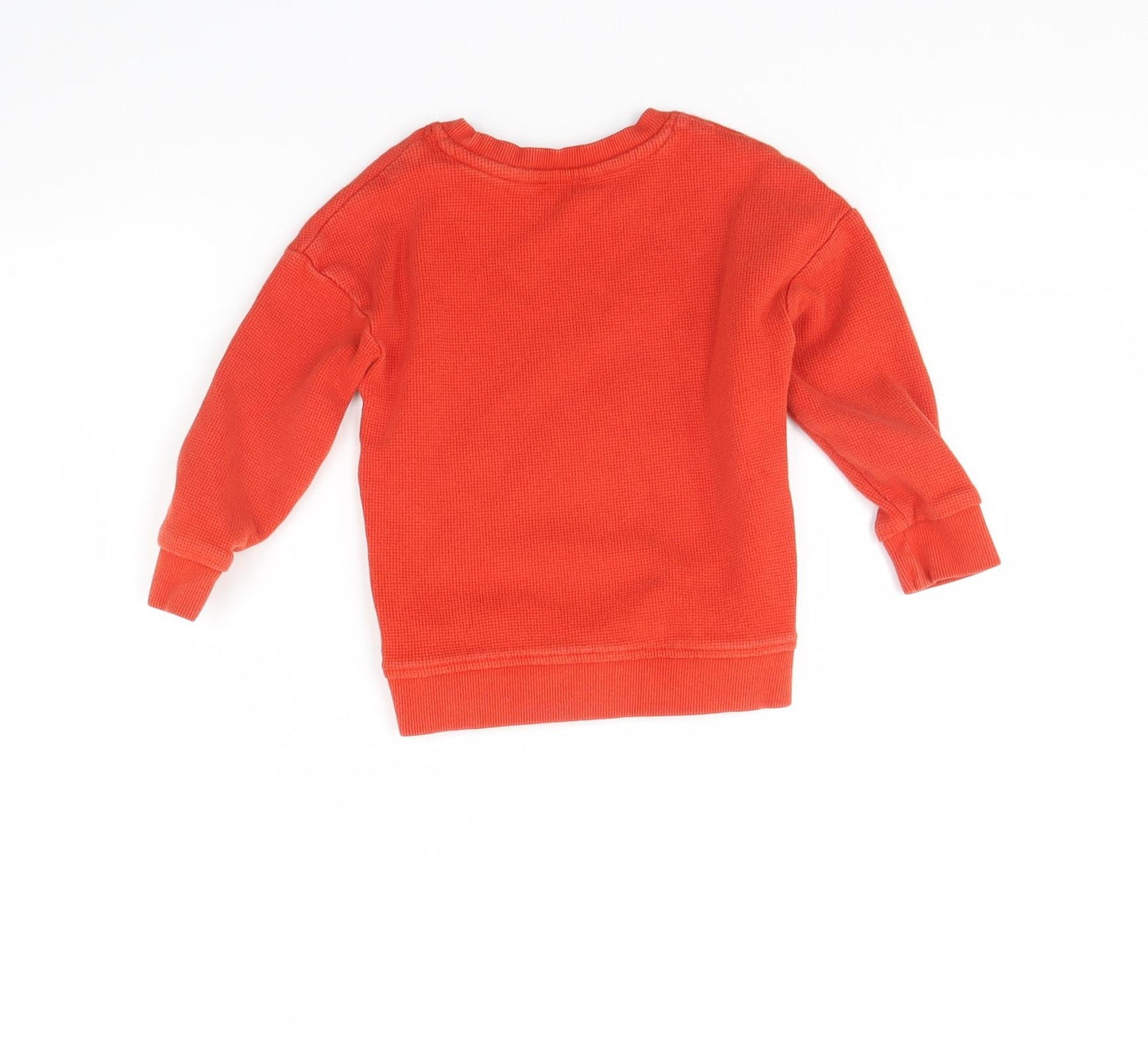 George Boys Orange   Pullover Jumper Size 2 Years