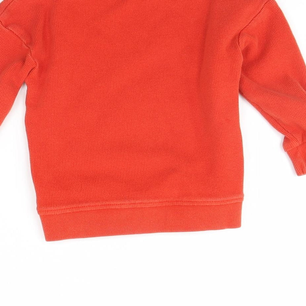 George Boys Orange   Pullover Jumper Size 2 Years