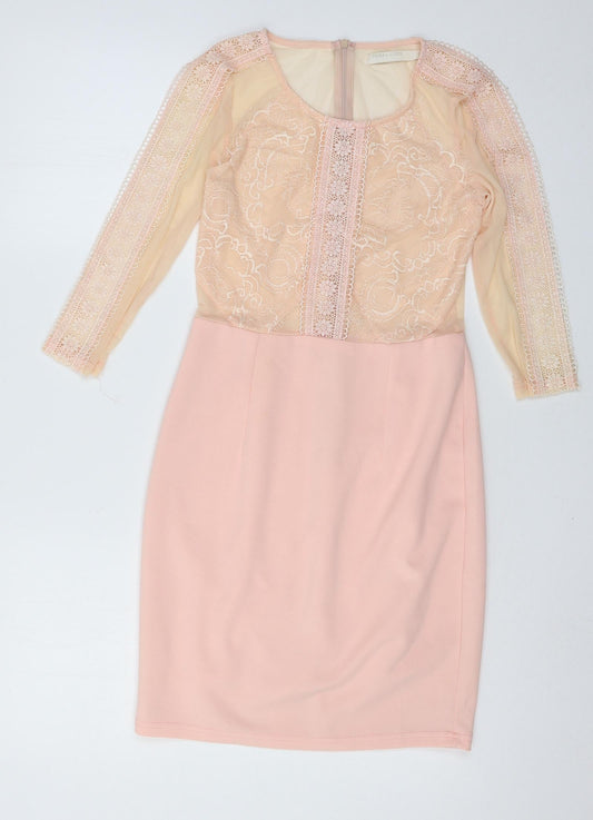 VERA & LUCY Womens Pink   A-Line  Size S