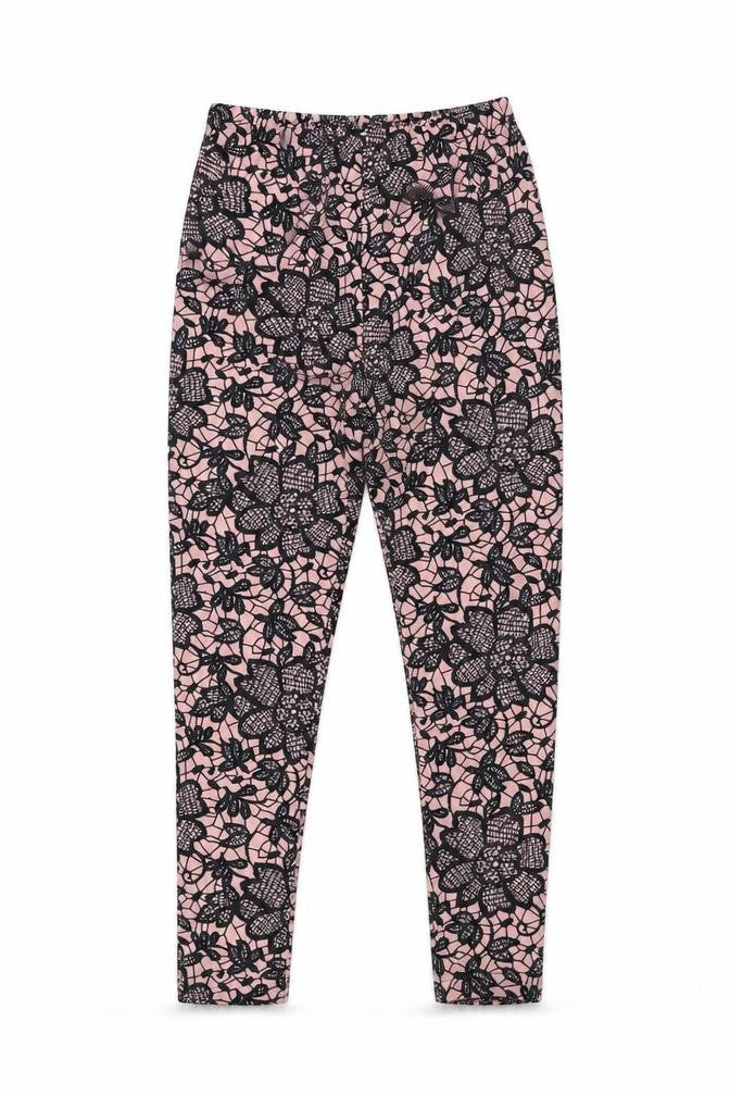 forestblu Womens Pink Floral Jersey Capri Leggings Size XS L25 in