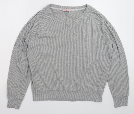 Boux Avenue Womens Grey  Knit Pullover Jumper Size 14