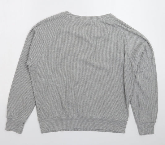 Boux Avenue Womens Grey  Knit Pullover Jumper Size 14
