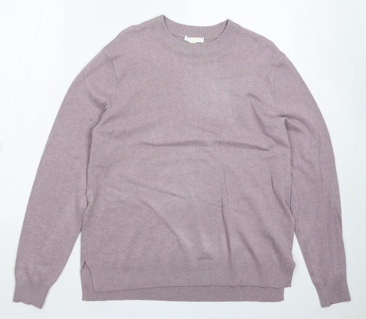 H&M Womens Grey  Knit Pullover Jumper Size M