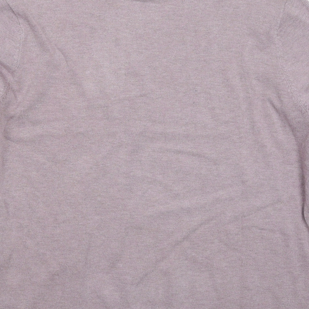H&M Womens Grey  Knit Pullover Jumper Size M