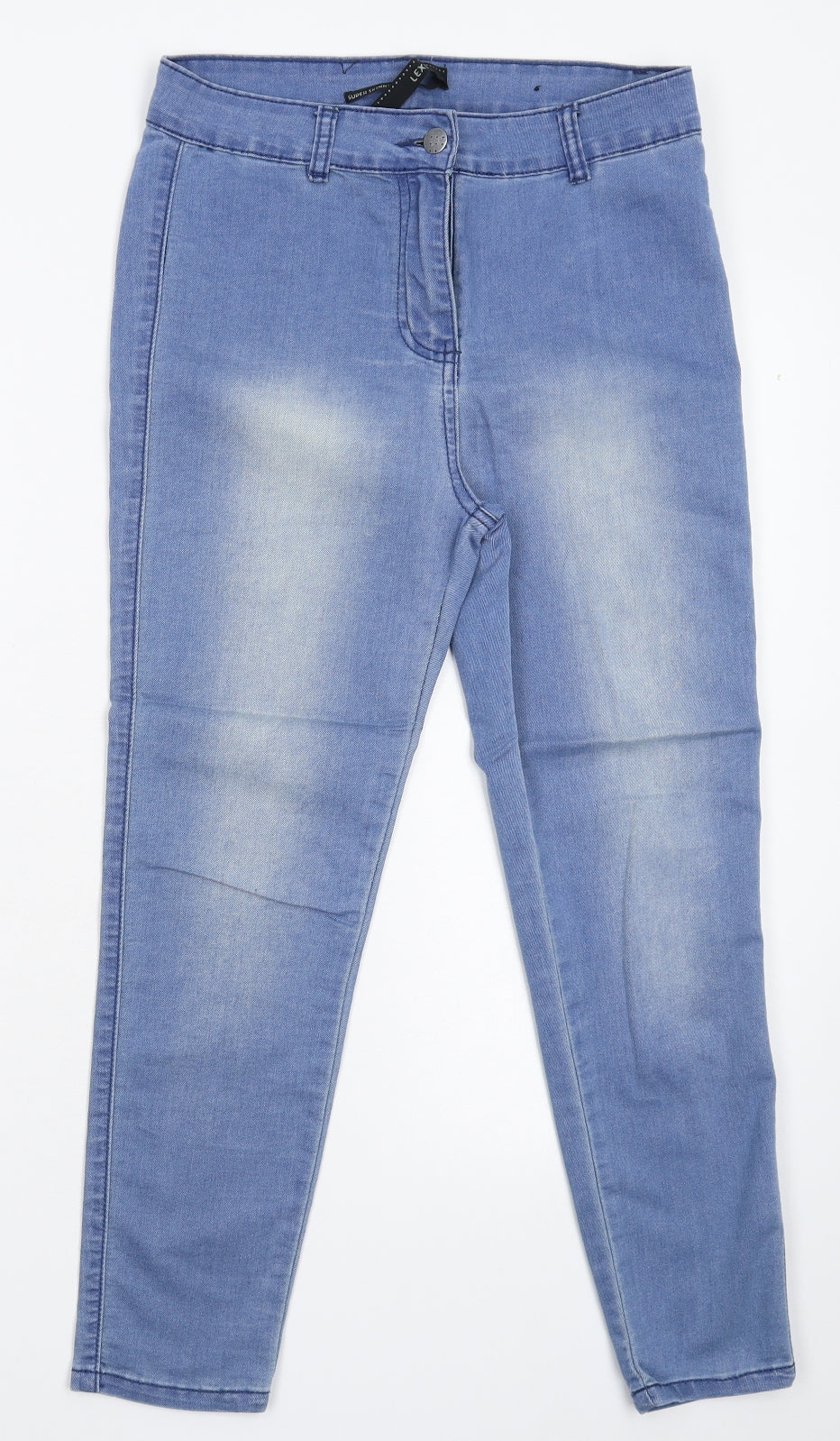 Crafted Womens Blue  Denim Jegging Jeans Size 10 L23 in